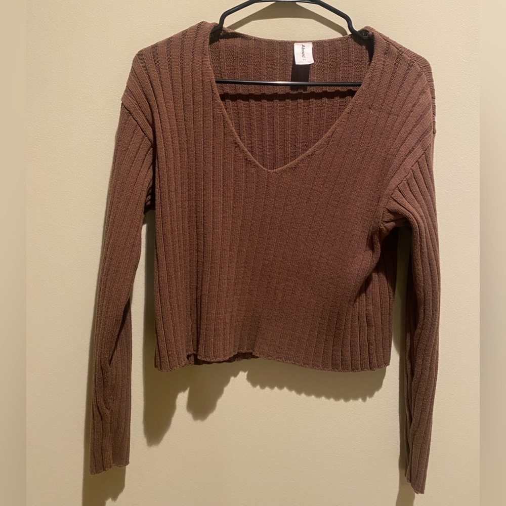 Abound cropped sweater